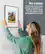 No cables: The frame requires low energy consumption to operate, which means no ugly power cords dangling down the wall.
Works up to 2 years between charges when the frame is active once a week. USB-C charging cable included.