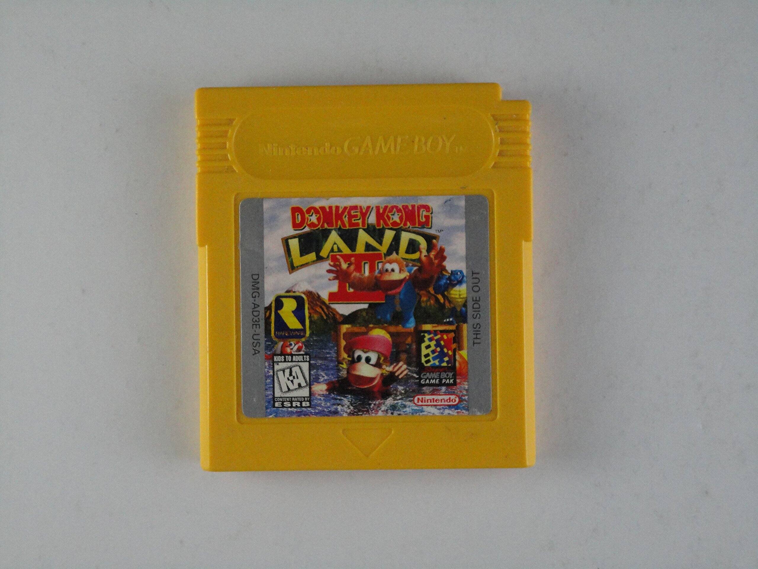 Nintendo GAME BOY. DONKEY KONG LAND OUT DMG-AD3E-USA R SIDE OUT THIS SIDE UPSIDE DOWN. Nintendo ESRB. - E (Everyone)