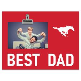 Fan Creations - SMU Mustangs 8" x 10.5" Briteline Best Dad Clip Frame - Multicolor