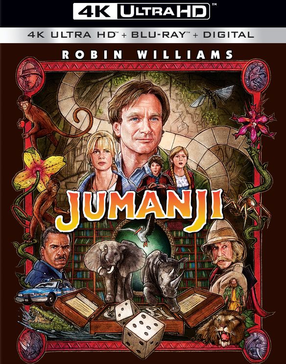  Jumanji [Includes Digital Copy] [UltraViolet] [4K Ultra HD Blu-ray] [2 Discs] [1995]