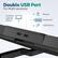 Double USB Port For Multi-purpose
Connect Laptop Stand
Mouse
Keyboard
USB Device