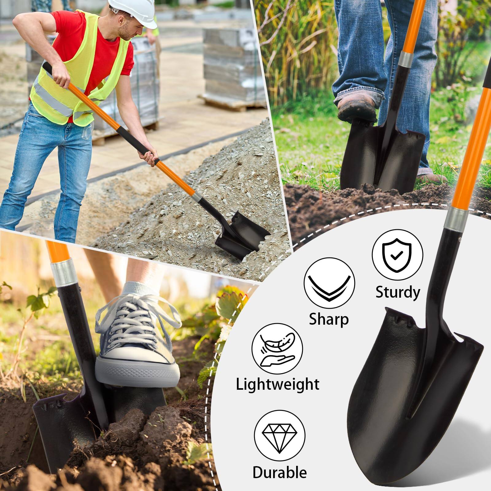 Sharp  
Sturdy  
Lightweight  
Durable