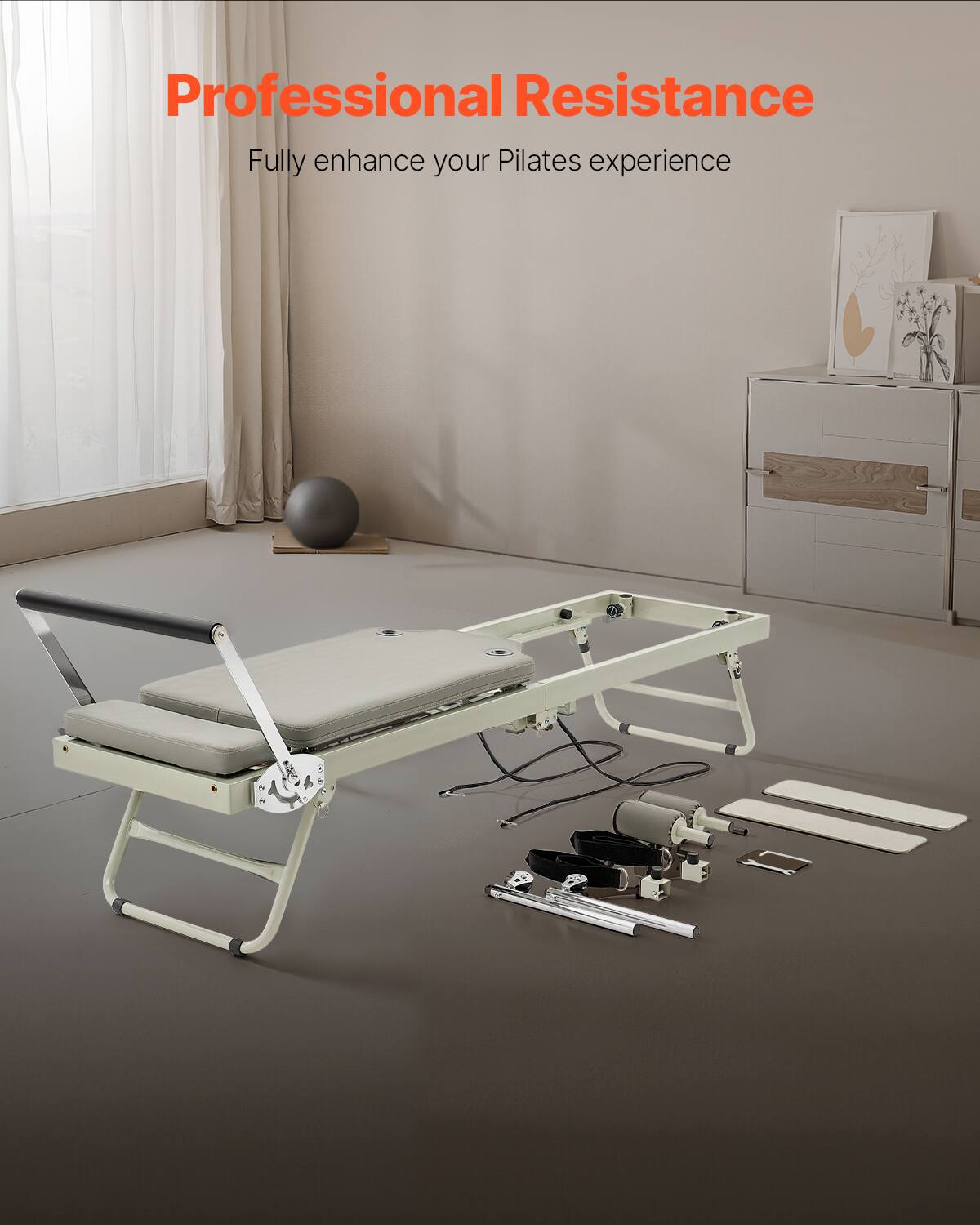 Professional Resistance: Fully enhance your Pilates experience.