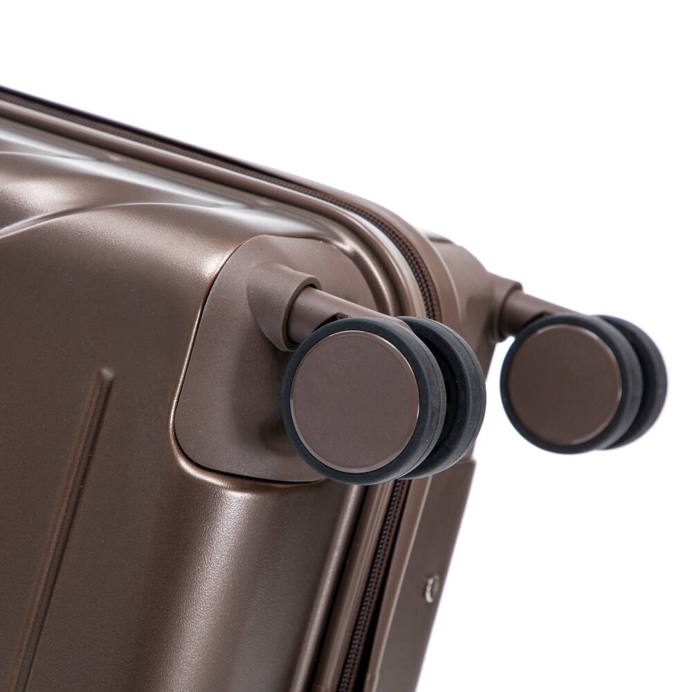 Alt View 10. Ropilly - Ropilly 2 Piece Luggage Set Hard Case Luggage with 14 Inch Cosmetic Case Brown - Brown.