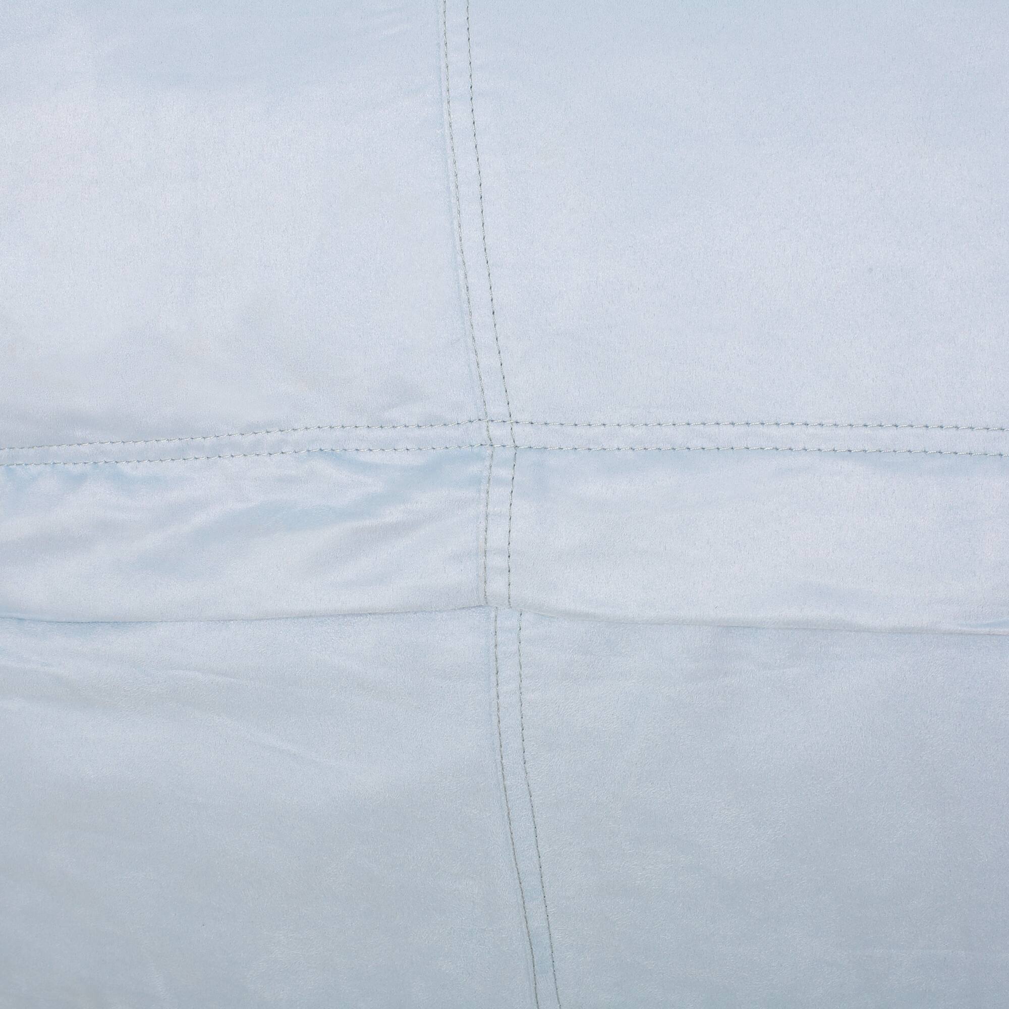 Angle. GOODSILO - Premium Cylindrical Microfiber Bean Bag Chair with Removable Cover and High-Density Foam Filling - Seafoam.