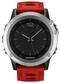 Garmin - fēnix 3 GPS Watch - Silver/Red-Front_Standard