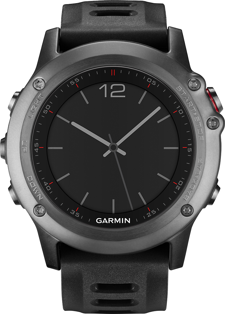 musical Ingenieurs Tien Garmin fēnix 3 GPS Watch Gray/Black 010-01338-00 - Best Buy