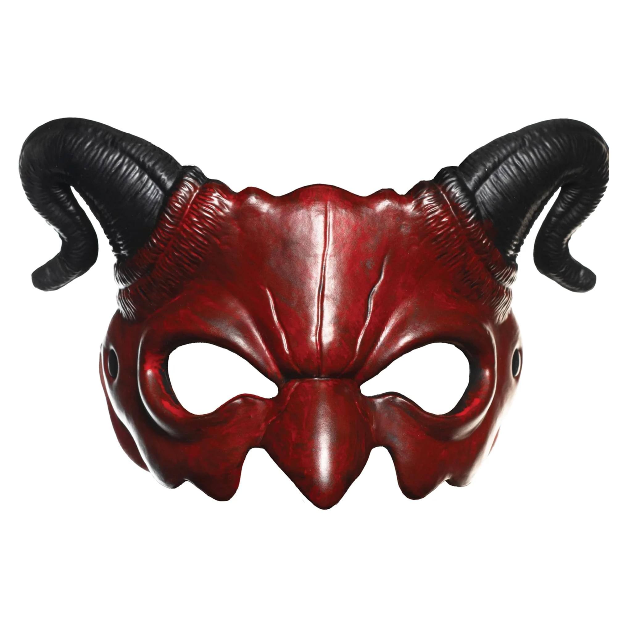 Alt View 1. Underwraps - Devil Adjustable Foam Adult Costume Half Mask - Multi-Colored.
