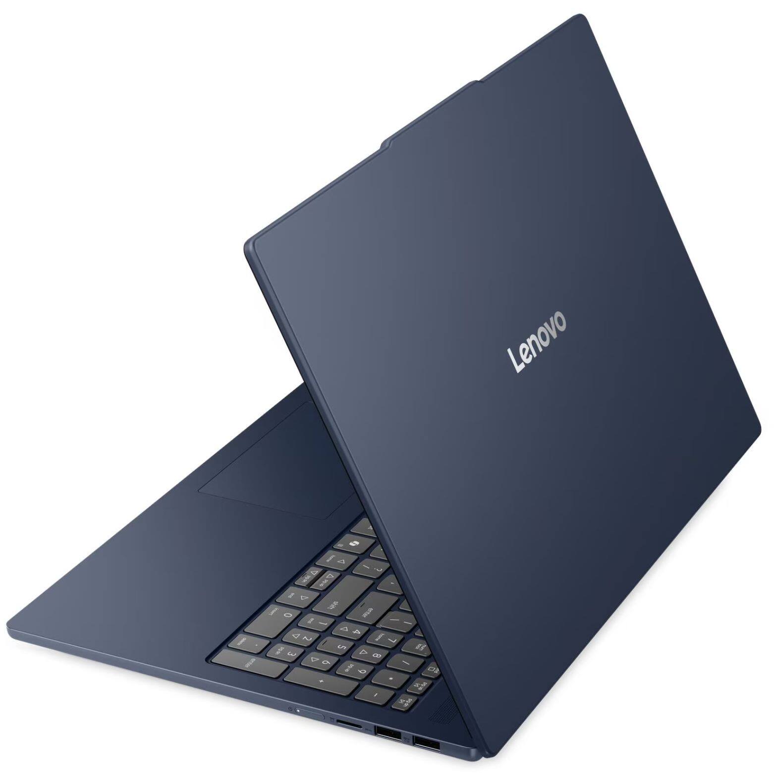 Alt View 3. HP - IdeaPad Slim 5i 16" WUXGA Touch Intel Core Ultra 7 355 2.3 GHz 16GB DDR5 1TB SSD Intel Graphics Windows 11 Home Laptop - Blue.