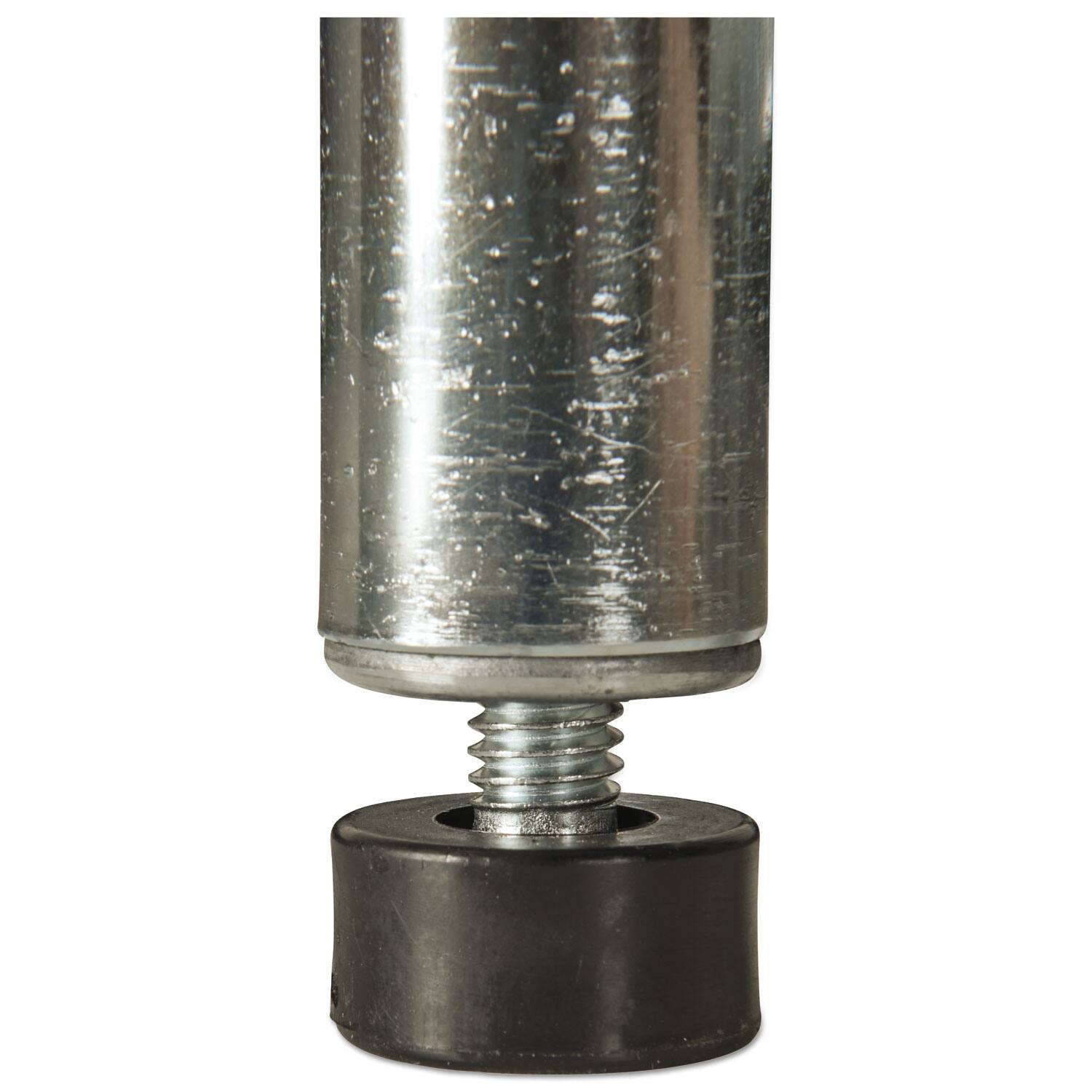 Left. Alera - NSF Certified Industrial Four-Shelf Wire Shelving Kit, 36w x 24d x 72h, Silver - Silver.