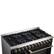 Alt View 5. Forno Appliances - 48 in. Wide 8 Burner Galiano 6.58 Cu. Ft. Freestanding Dual Fuel True Convection Range - Black.