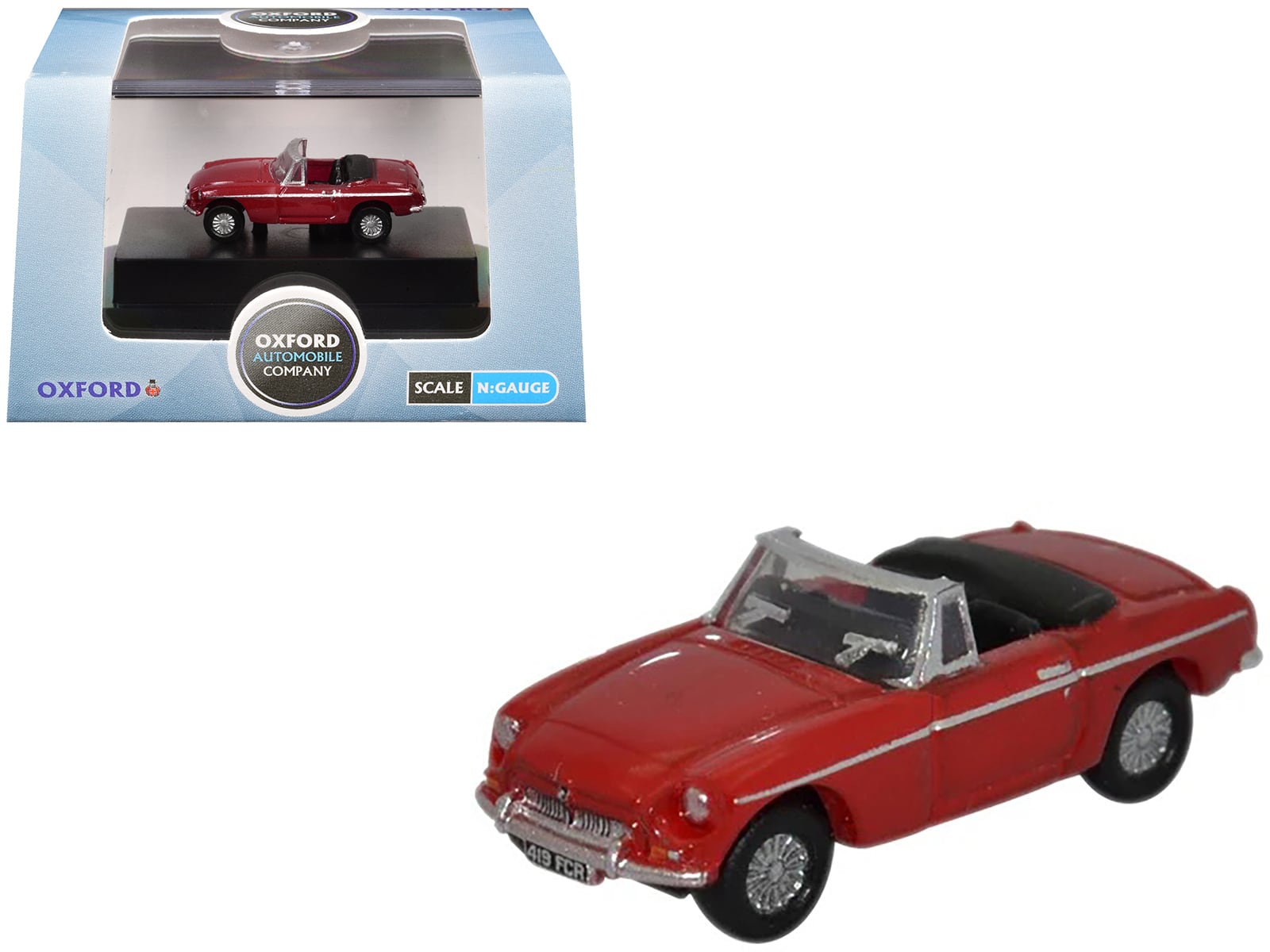 MG MGB Roadster RHD (Right Hand Drive) Tartan Red 1/148 (N) Scale Diecast Model car by Oxford Diecast price history on PriceWatchPro