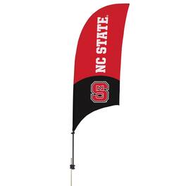 Victory Corps - NC State Wolfpack 7.5' Razor Logo Feather Flag - Multicolor