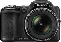 Front Zoom. Nikon - Coolpix L830 16.0-Megapixel Digital Camera - Black.