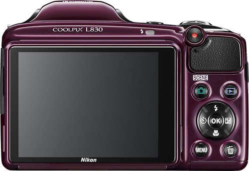 Traveling merchant Must An event Best Buy: Nikon Coolpix L830 16.0-Megapixel Digital Camera Plum 26441