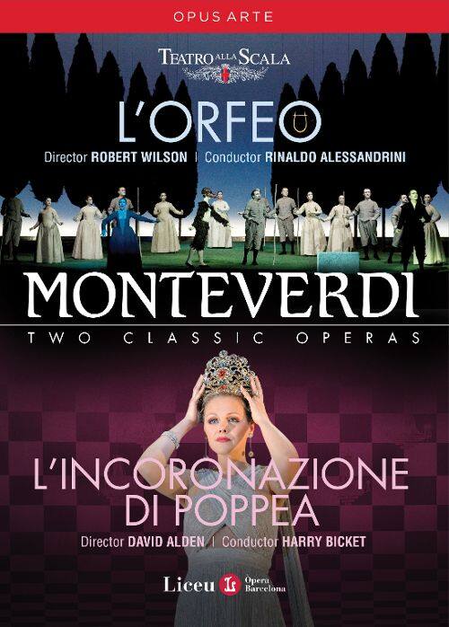 Monteverdi: 2 Classic Operas - L'Orfeo; L'Incoronazione di Poppea [Video] [DVD]