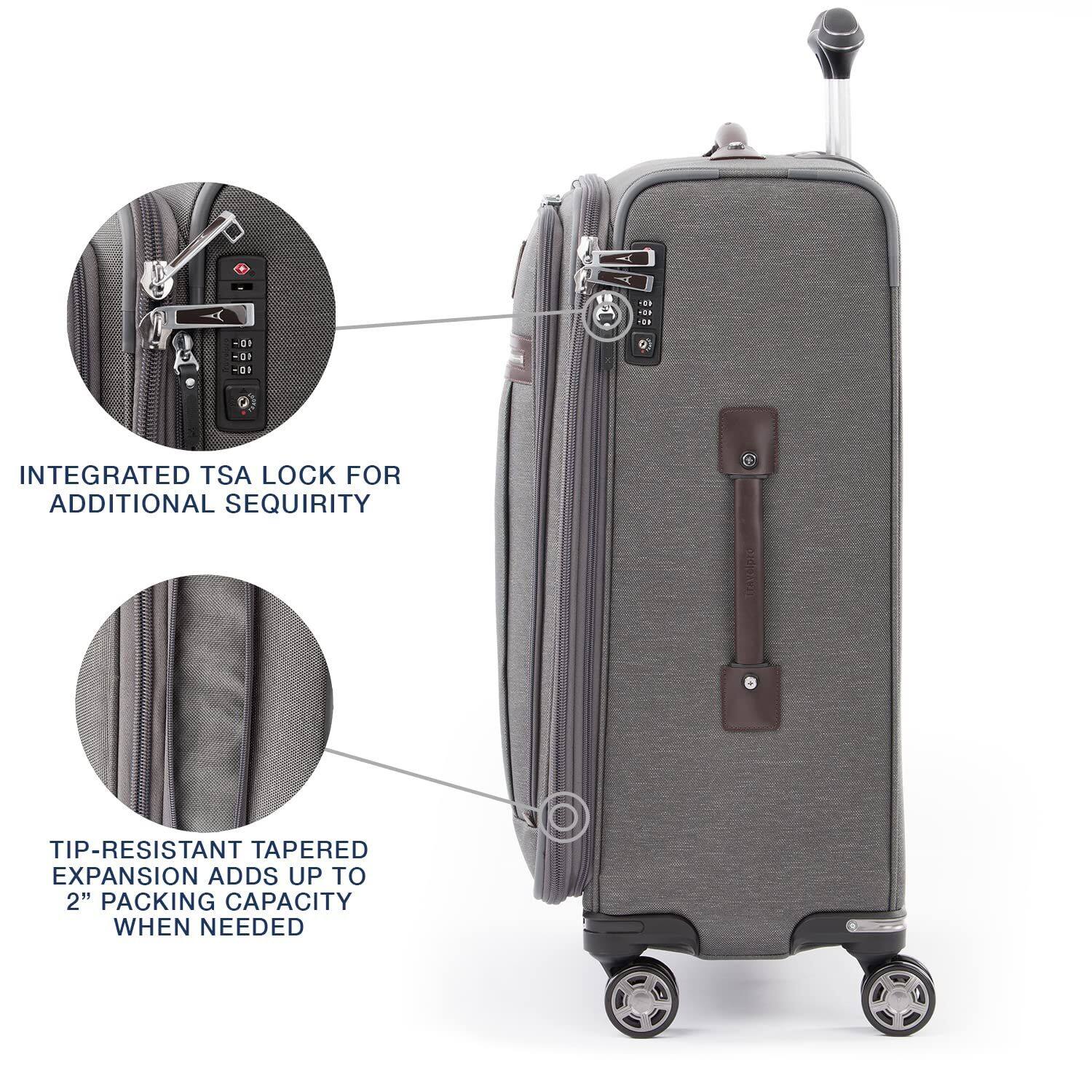 - 1a
- OF
- 01
- INTEGRATED TSA LOCK FOR ADDITIONAL SECURITY
- TIP-RESISTANT TAPERED EXPANSION ADDS UP TO 2" PACKING CAPACITY WHEN NEEDED