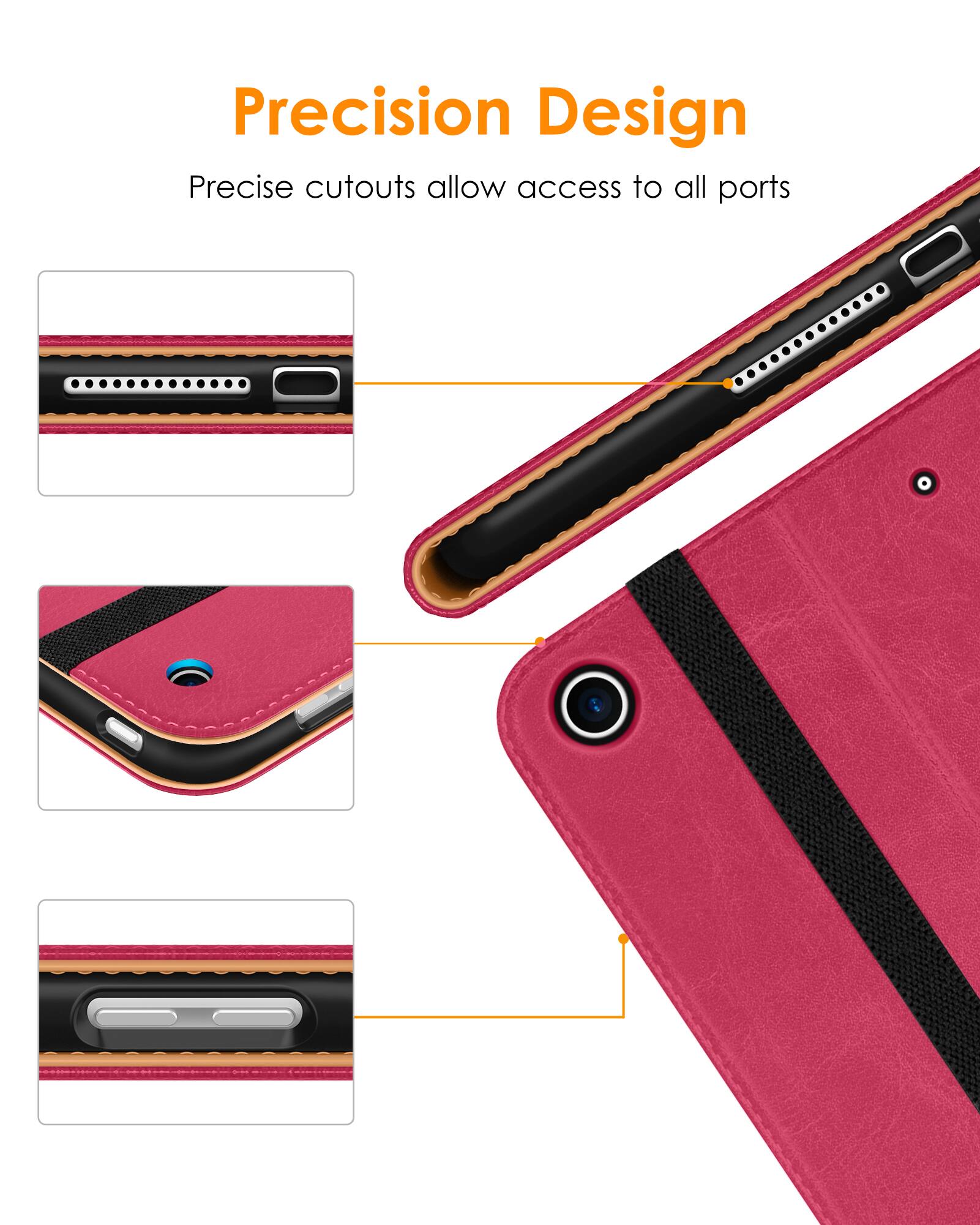 Precision Design  
Precise cutouts allow access to all ports
