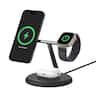 Belkin - 3-in-1 Stand 15W Qi2 Wireless Charger, Fast Charging for iPhone 17, AirPods, Apple Watch, & More (36W Included) - Black
