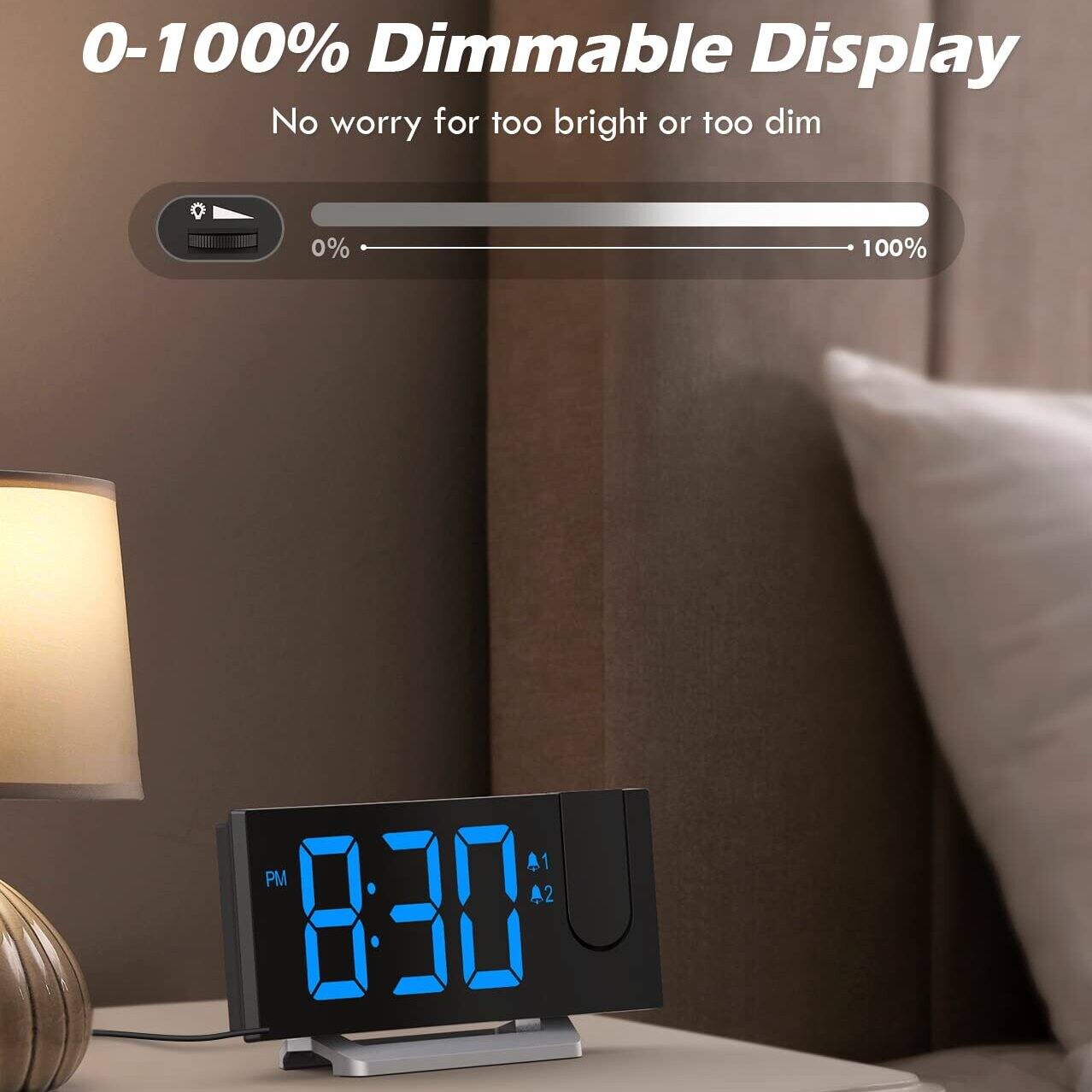 0-100% Dimmable Display  
No worry for too bright or too dim  

0% 100%  

1 PM 2 8:30