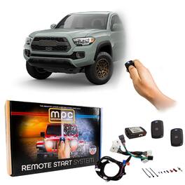 MPC - Remote Start Kit For Toyota Tacoma 2020-2023 | 1-Button Remotes | T-Harness - Black