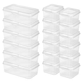 Sterilite - Large Latching Storage Box, 6 Pack, and Small Latching Storage Box, 12 Pack