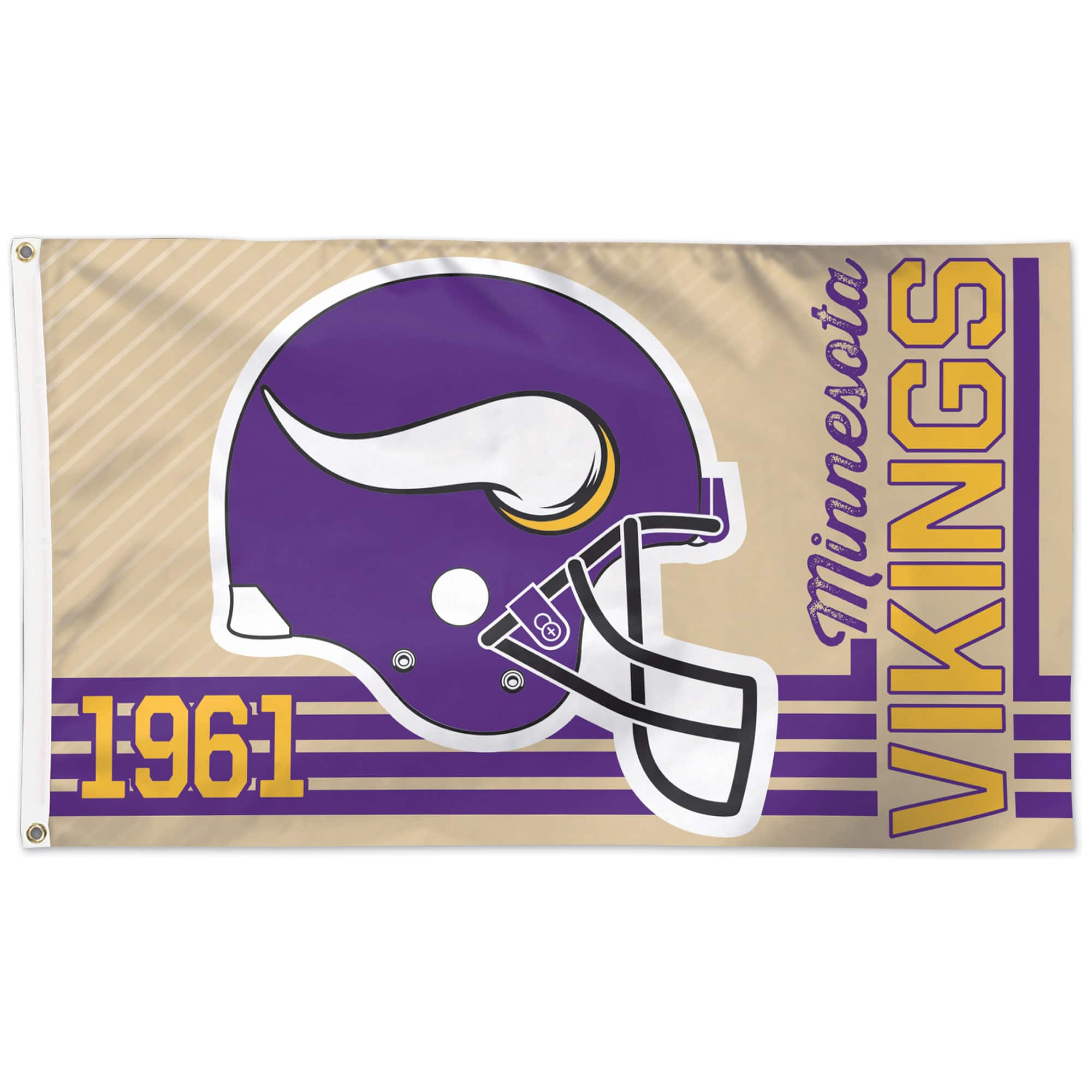 WinCraft - Minnesota Vikings 3' x 5' Established One-Sided Flag - Multicolor