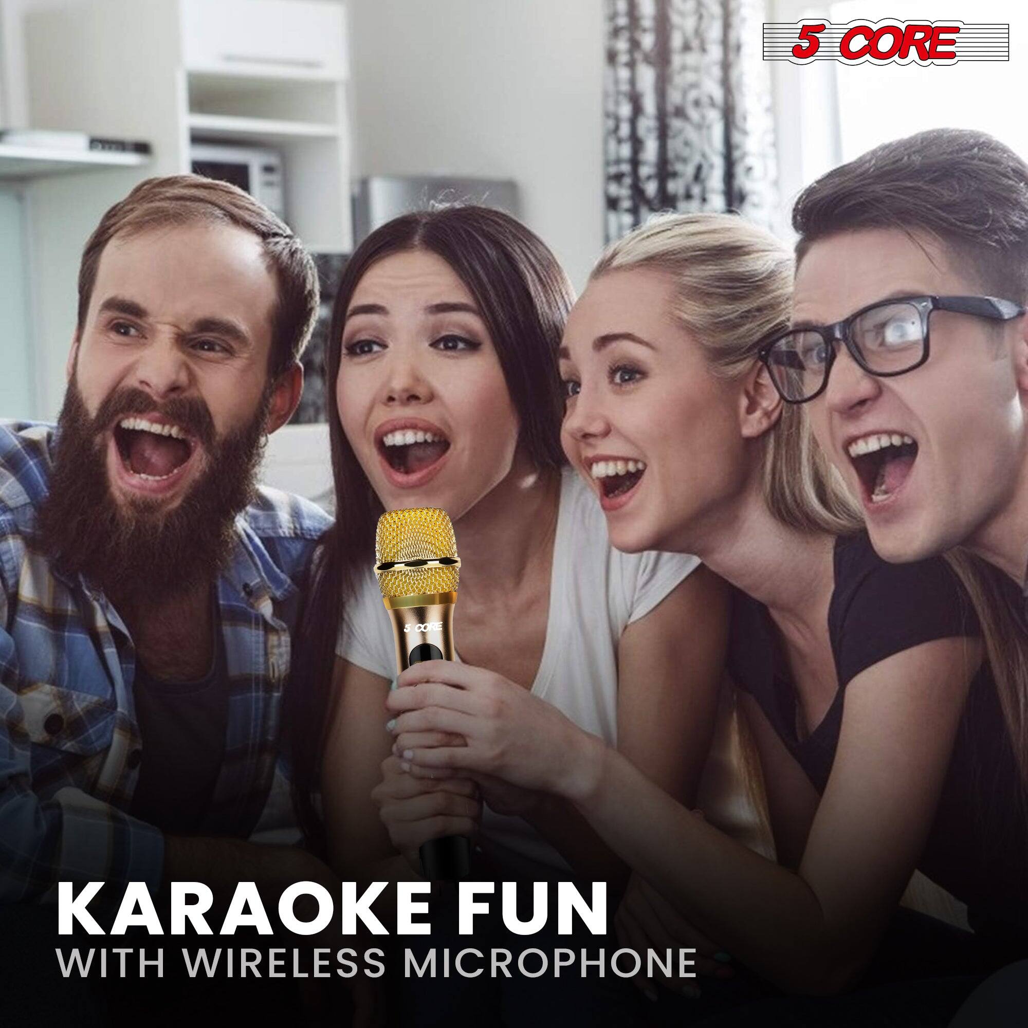 5 CORE SOO KARAOKE FUN WITH WIRELESS MICROPHONE

KARAOKE FUN WITH WIRELESS MICROPHONE