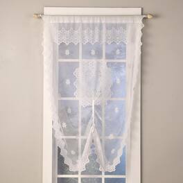 SKL Home - By Saturday Knight Ltd Jacquelyn Lace Window Shade - 42" x 84" - White