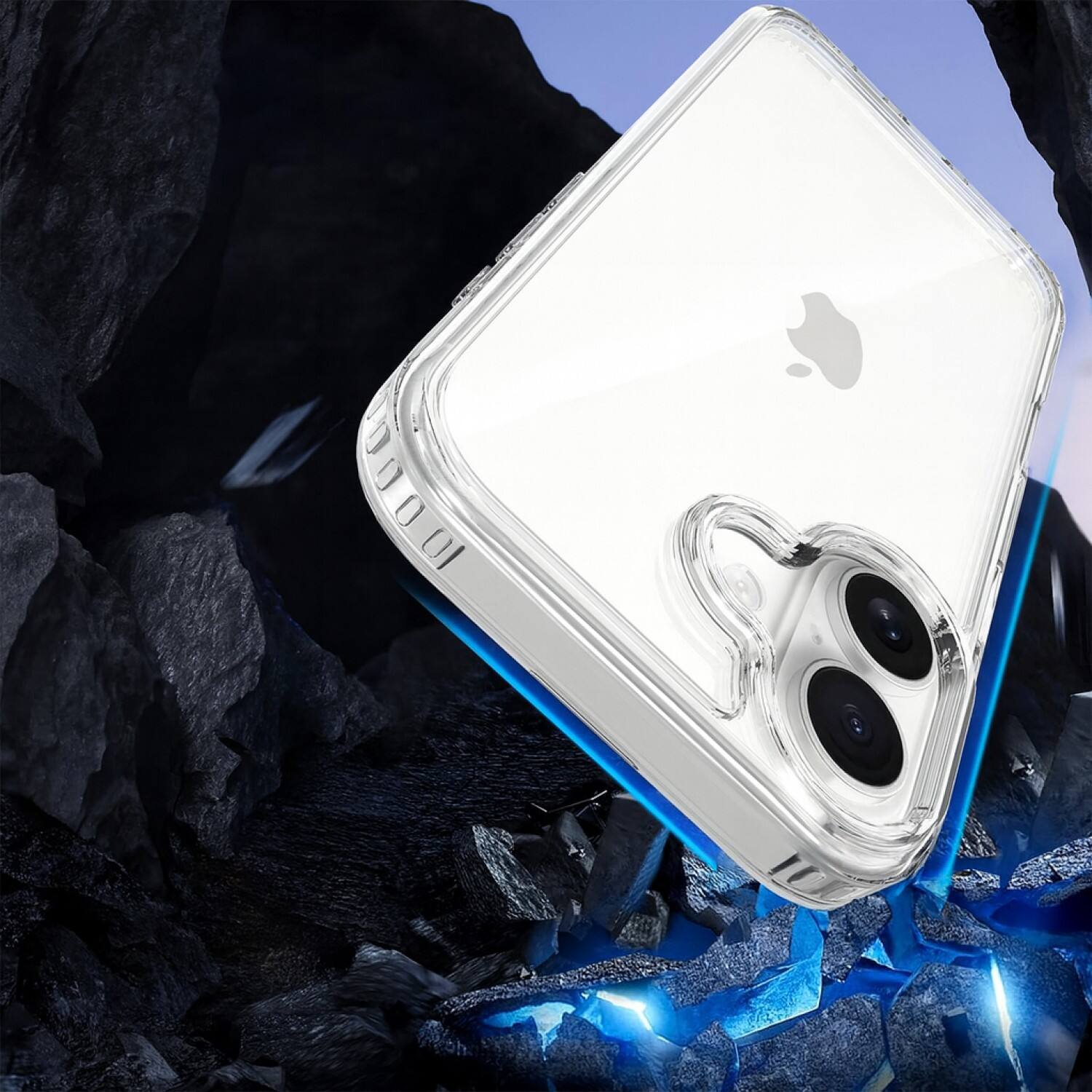 Alt View 1. SaharaCase - Venture Series Hard Shell Case for Apple iPhone 17 - Clear - Clear.