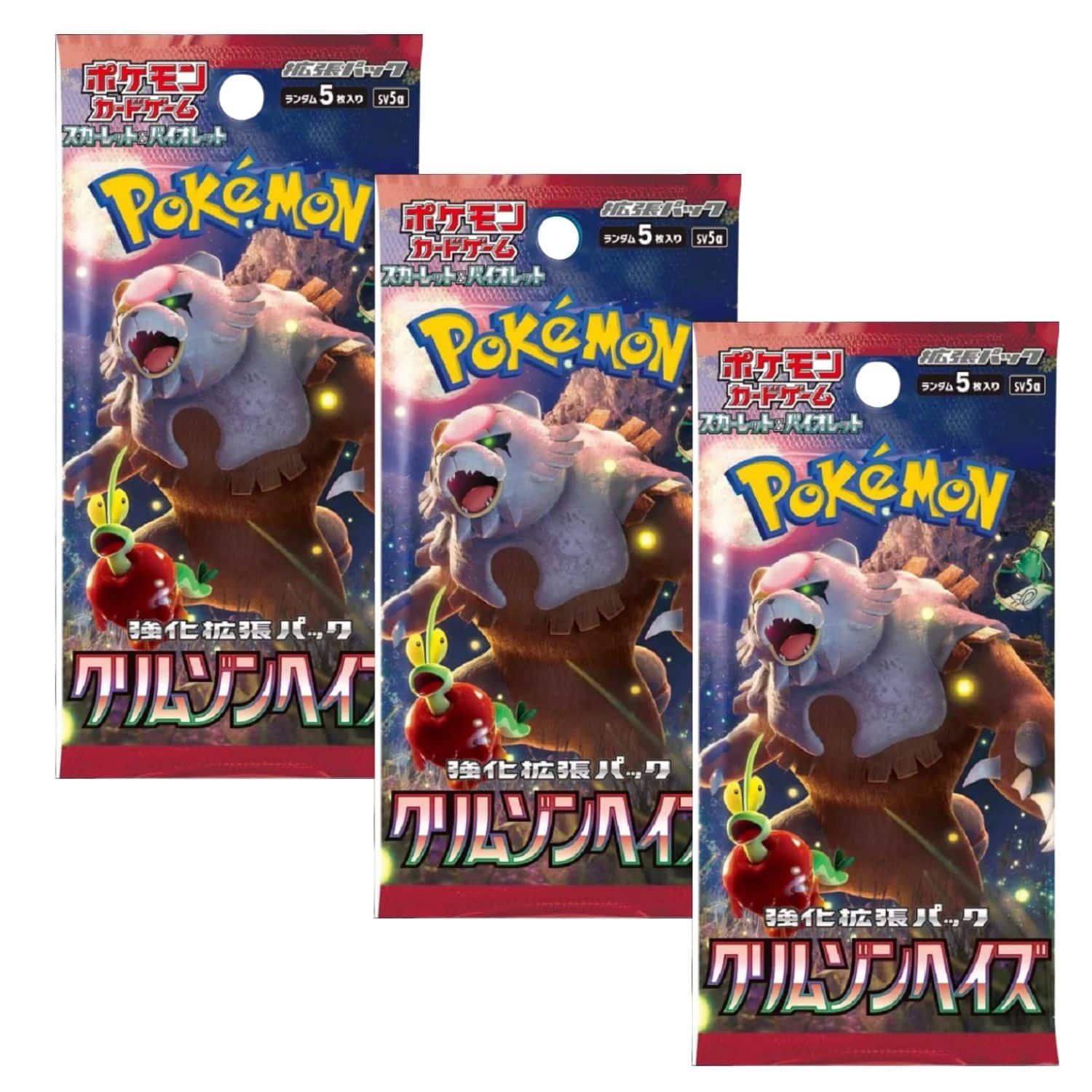 Pokémon TCG SV5A Scarlet & Violet Crimson Haze Booster Pack | 3