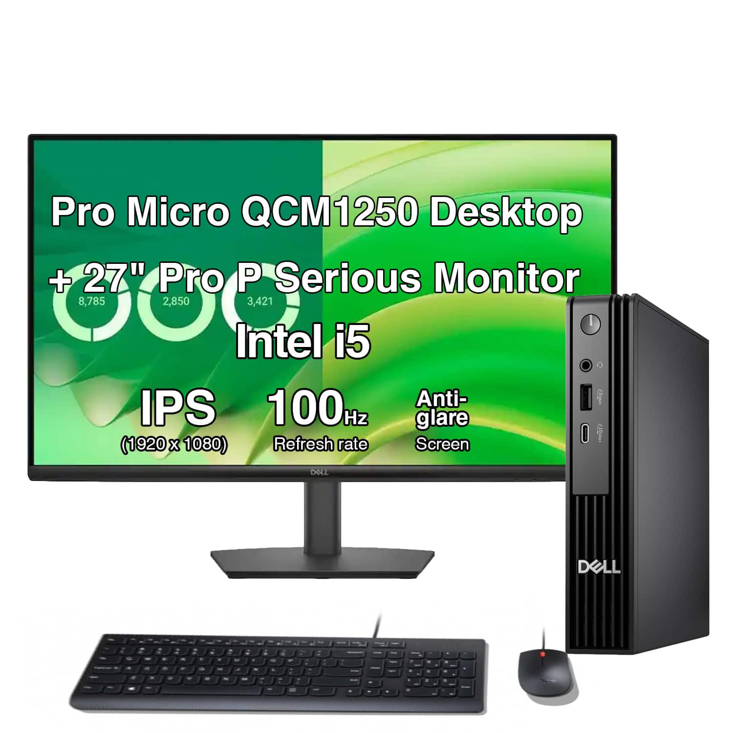 "Dell - Upgraded - Pro Micro Mini Desktop (i5-14500T, 32GB, 1TB SSD, Intel UHD 770, Win 11 Pro)with 27"" monitor 1Pack - Black" price history on PriceWatchPro