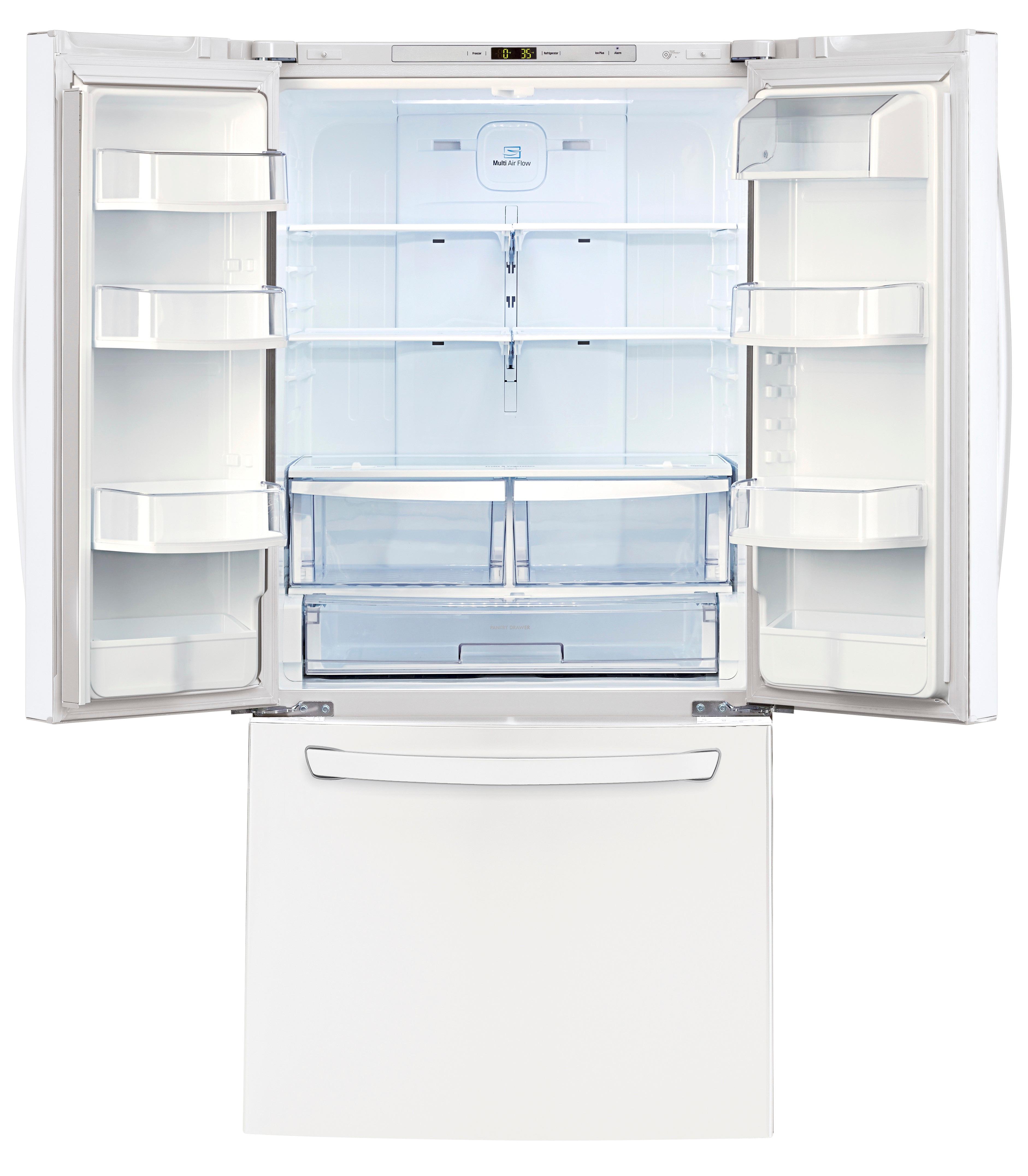 Best Buy Lg 21 6 Cu Ft French Door Refrigerator Smooth White Lfc22770sw