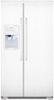 Frigidaire - 26.0 Cu. Ft. Side-by-Side Refrigerator with Thru-the-Door Ice and Water - White-Front_Standard 