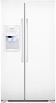 Front Standard. Frigidaire - 26.0 Cu. Ft. Side-by-Side Refrigerator with Thru-the-Door Ice and Water - White.