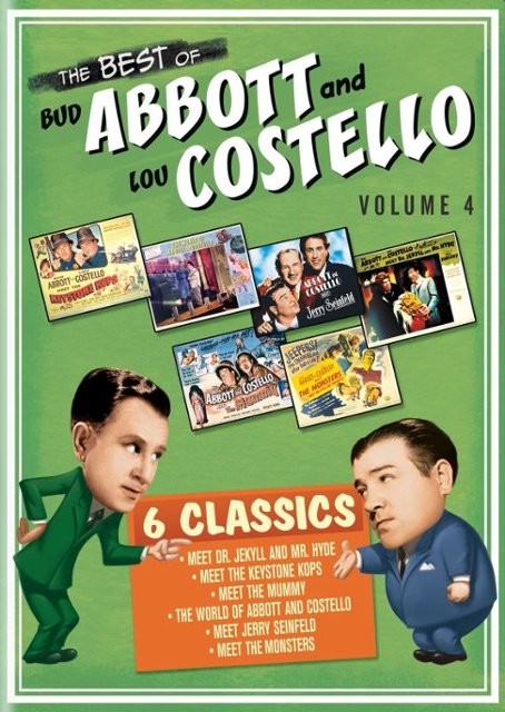 Front Standard. The Best of Bud Abbott and Lou Costello: Volume 4 [3 Discs] [DVD].