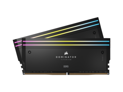 CORSAIR Dominator Titanium 32GB (2 x 16GB) DDR5 6400 (PC5 51200 CORSAIR Dominator Titanium 32GB (2 x 16GB) DDR5 6400 (PC5 51200