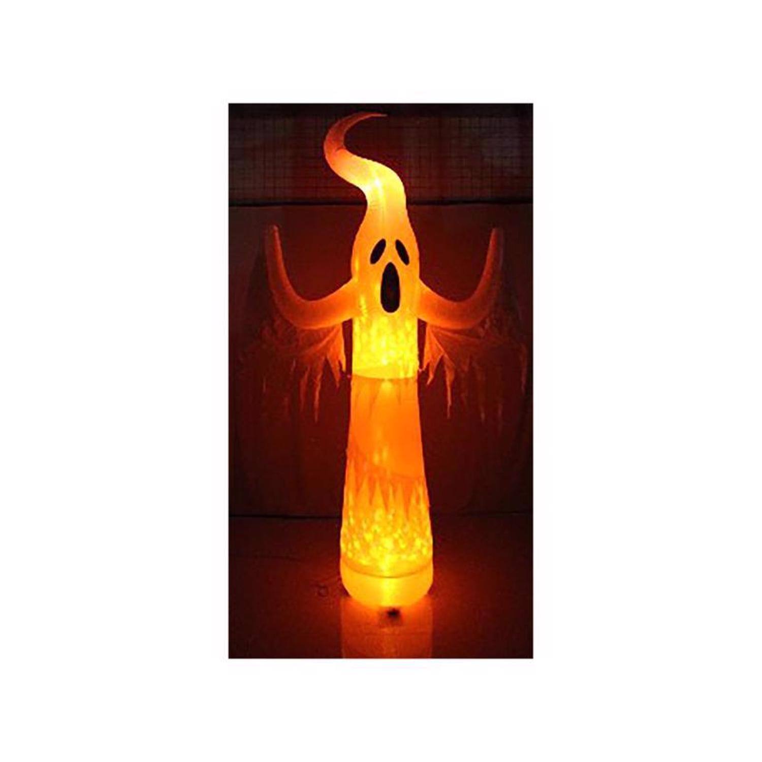 A Holiday Company 12 ft. Prelit Giant Glowing Ghost Inflatable ...