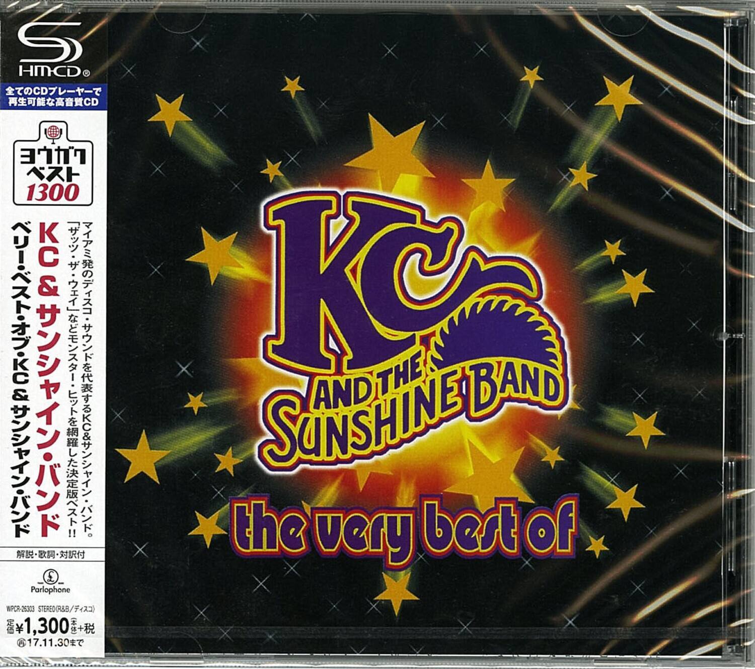 Sure, here is the corrected and grouped text from the image:

---

**HMCD**  
全てのCDプレーヤーで再生可能な高音質CD

**KC & THE SUNSHINE BAND**  
the very best of

**KC & THE SUNSHINE BAND**  
the very best of

**Parlophone**  
WPCR-2530  
STEREO R&B/  
¥1,300  
税込  
17.11.30発売

**KC & THE SUNSHINE BAND**  
the very best of

**KC & THE SUNSHINE BAND**  
the very best of

**KC & THE SUNSHINE BAND**  
the very best of

**KC & THE SUNSHINE BAND**  
the very best of

**KC & THE SUNSHINE BAND**  
the very best of

**KC & THE SUNSHINE BAND**  
the very best of

**KC & THE SUNSHINE BAND**  
the very best of

**KC & THE SUNSHINE BAND**  
the very best of

**KC & THE SUNSHINE BAND**  
the very best of

**KC & THE