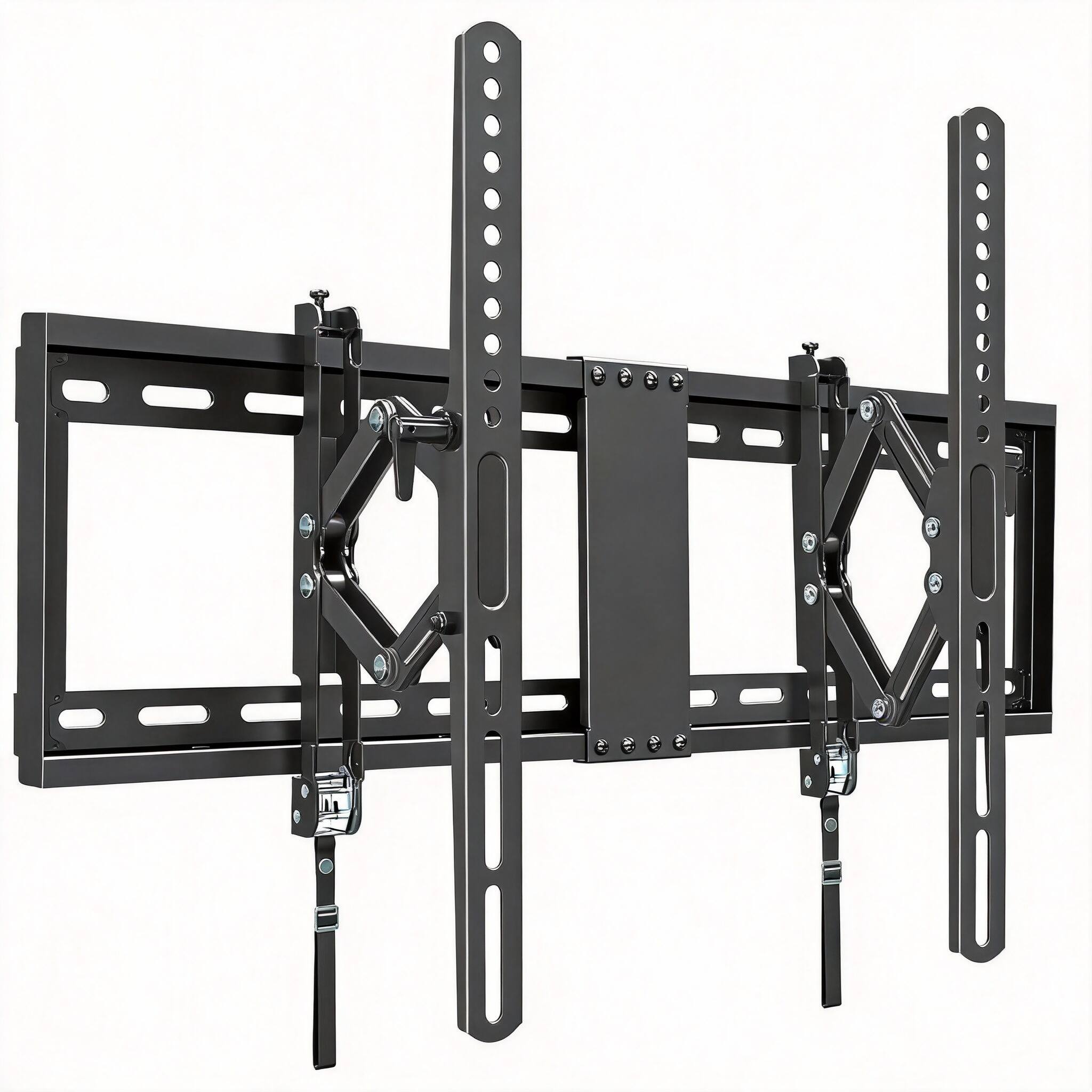 Front. OMOMMD - UL Tilt TV Wall Mount 42-90" 120lbs 7" Extension 600x400 VESA 16-24" Studs - 16"-24" Studs.