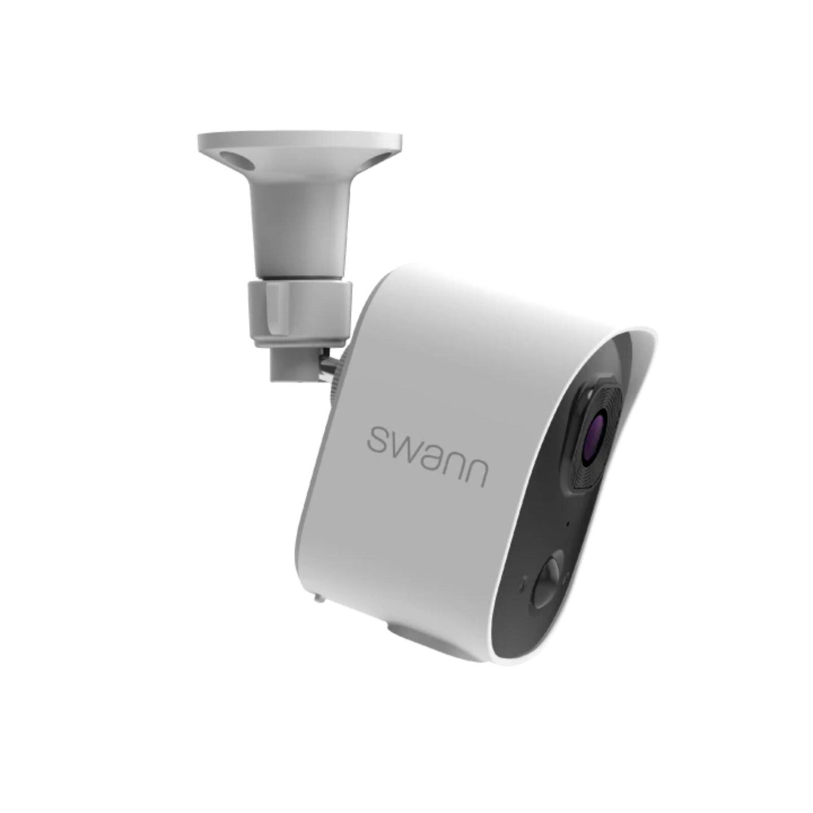 Left. Swann - EVO 2K Wireless Security Camera w 32GB Card - White.