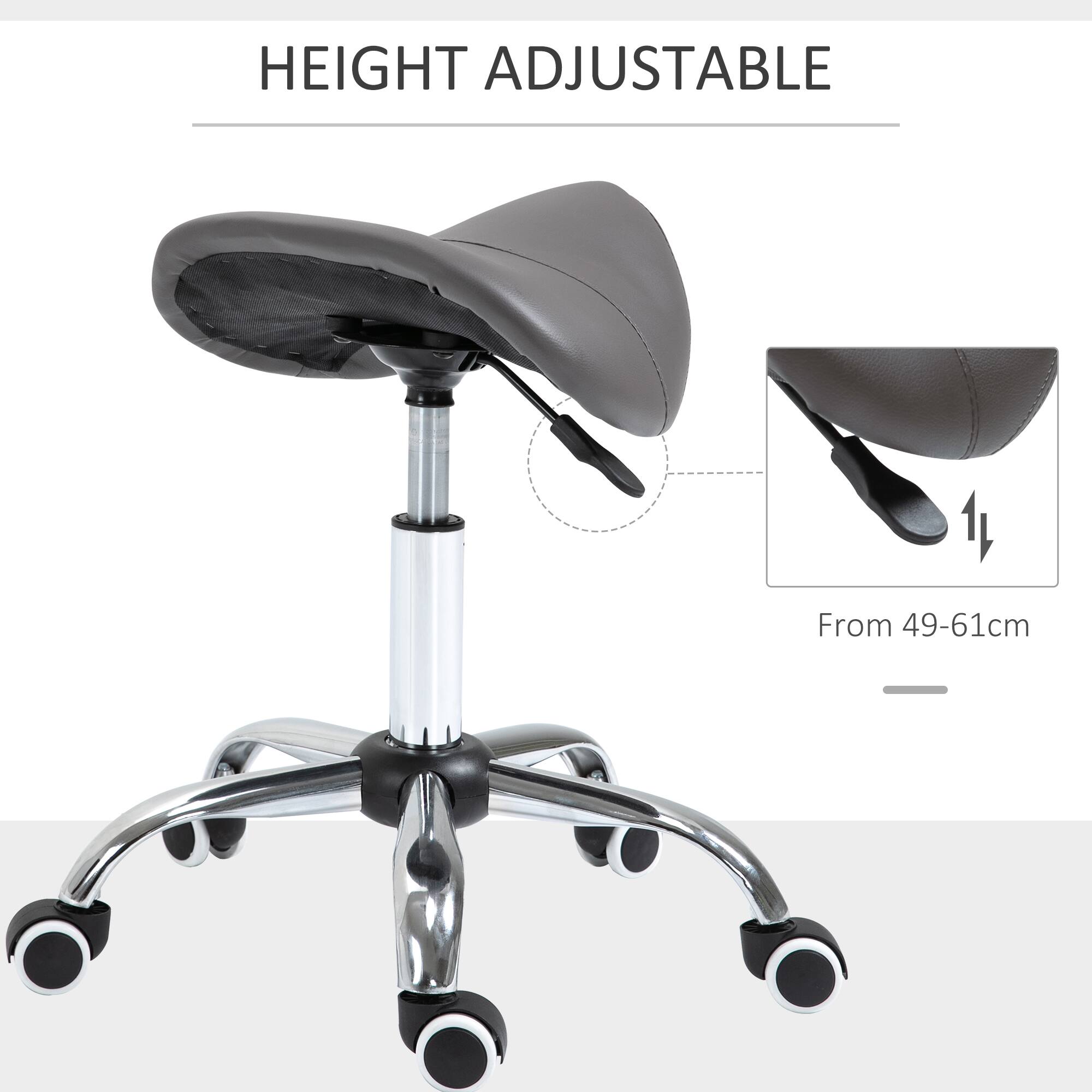 HEIGHT ADJUSTABLE  
From 49-61cm