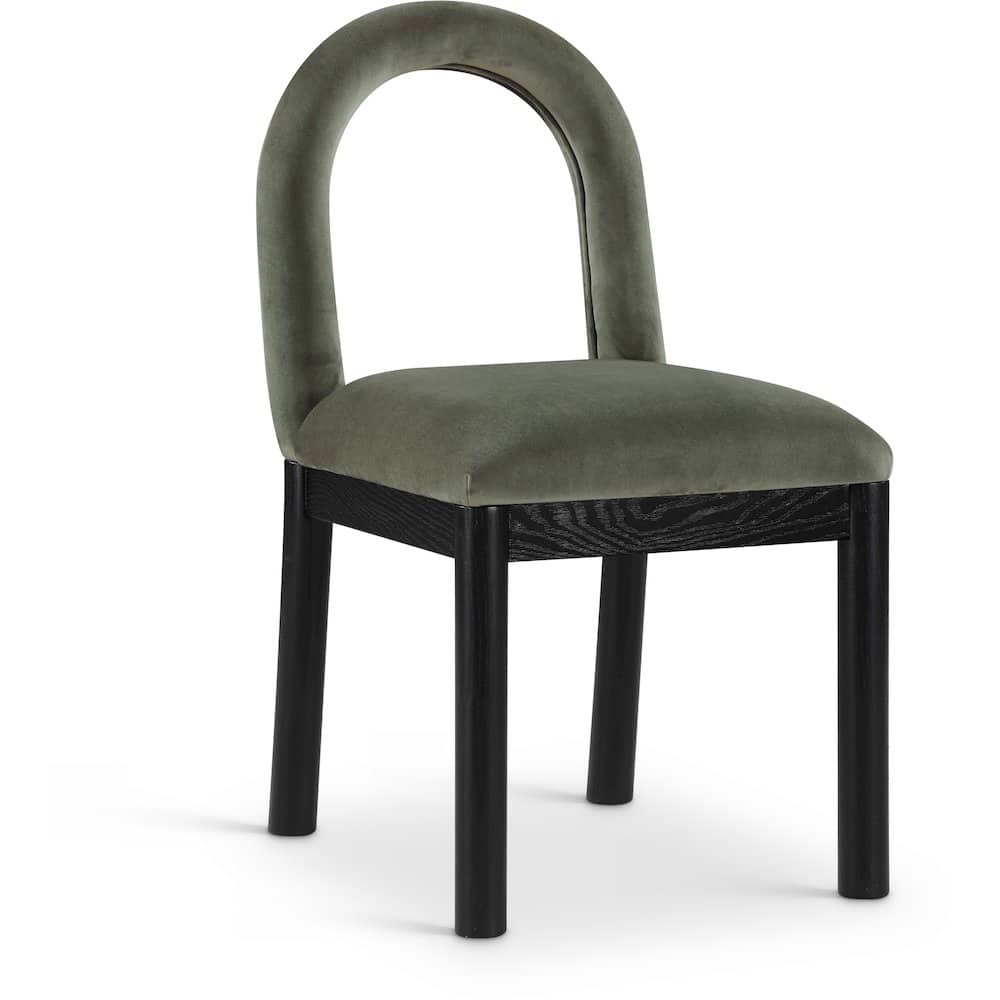 Meridian Furniture - Conrad Velvet Dining Chair - Green