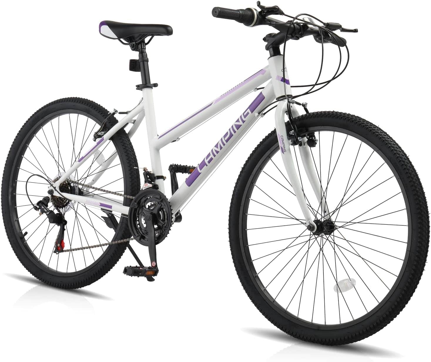 Winado 26 Inch Mountain Bike, 7/21 Speed Adult Bicycle with Sturdy