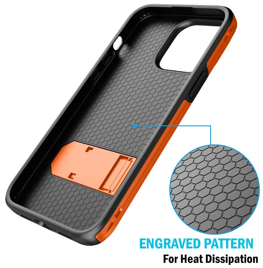 Nakedcellphone Combo for iPhone 15 Pro Max Rugged Phone Cover with ...
