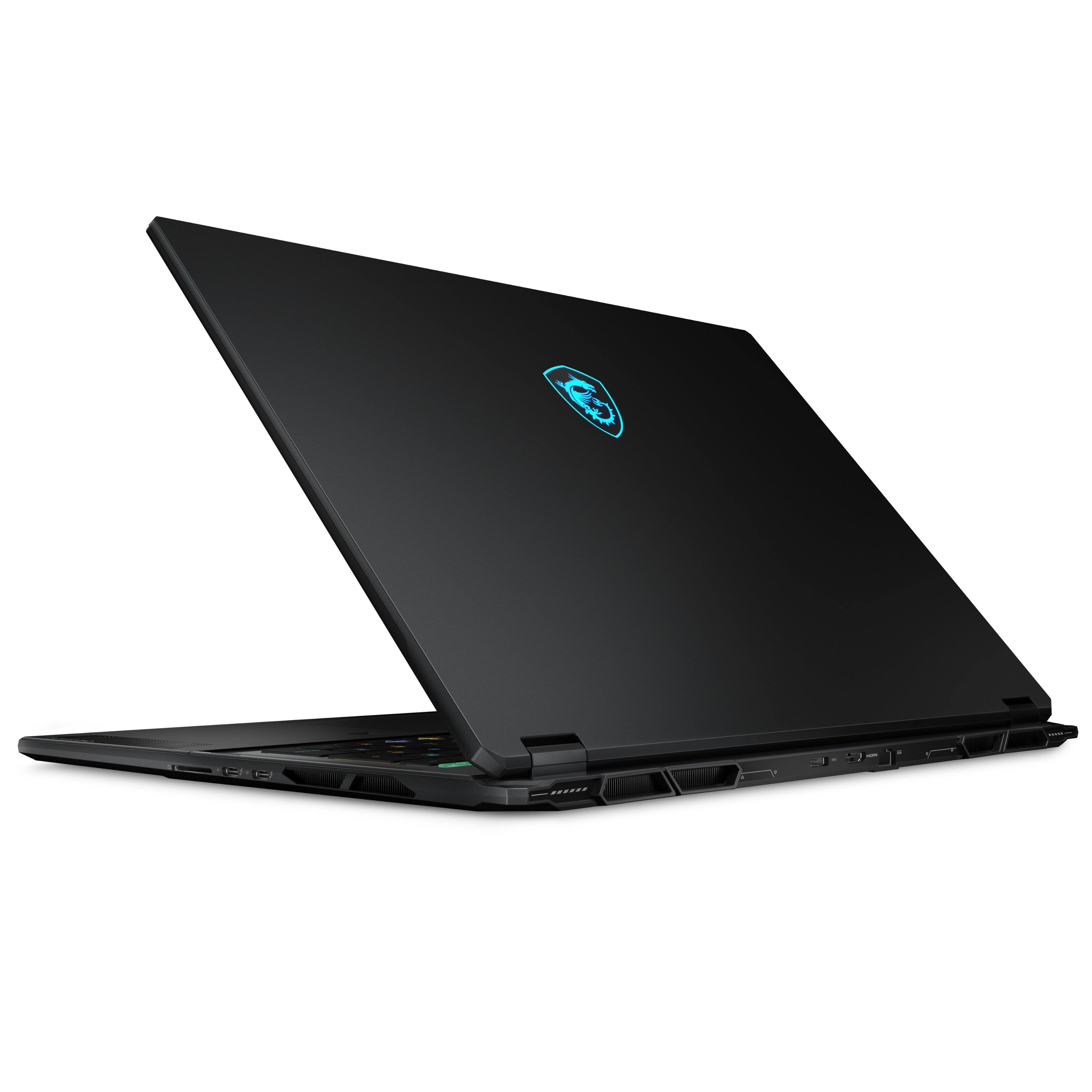 Back. MSI - MSI Stealth 18 HX AI 18” QHD+ 240Hz Gaming Laptop - Intel Core Ultra 9 275HX 2023 - RTX 5080 - 32GB RAM - 2TB Storage - Midnight Black.