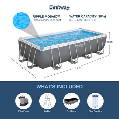Bestway Power Steel 18' x 9' x 48 Bestway Power Steel 18' x 9' x 48