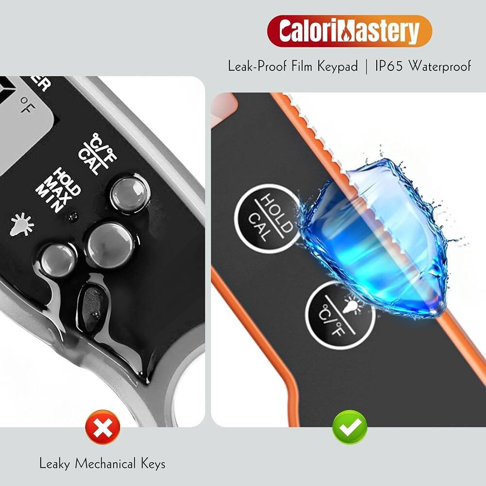 CalorilMastery  
Leak-Proof Film Keypad | IP65 Waterproof  

Leaky Mechanical Keys