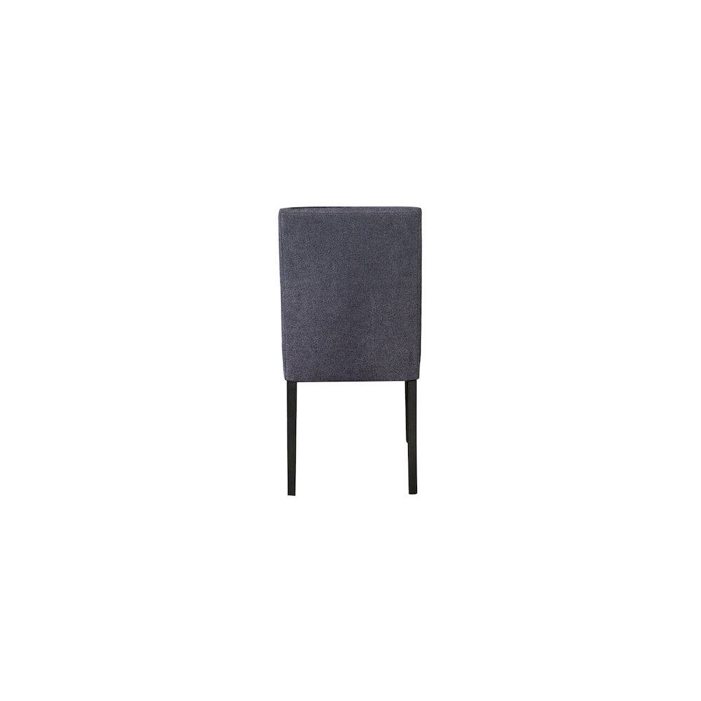 Back. Porter Designs - Enna Solid Wood Dining Chair - Gray.