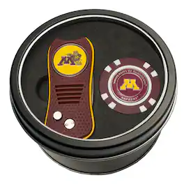 Team Golf - Minnesota Golden Gophers Switch Chip Golf Tin Set - Multicolor